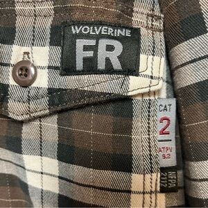 Wolverine FR Plaid - Size Large